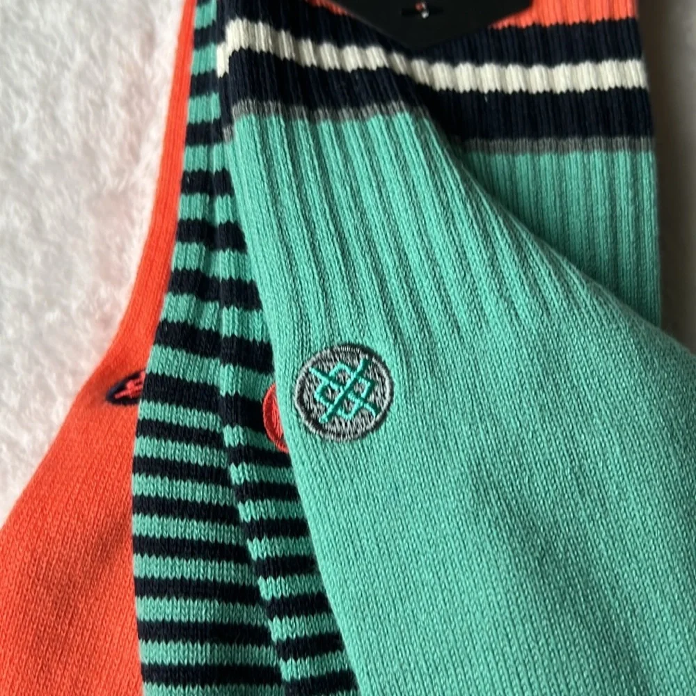 (3) Stance Neptune Casual Cotton Blend Crew Height Mid Cushion Socks